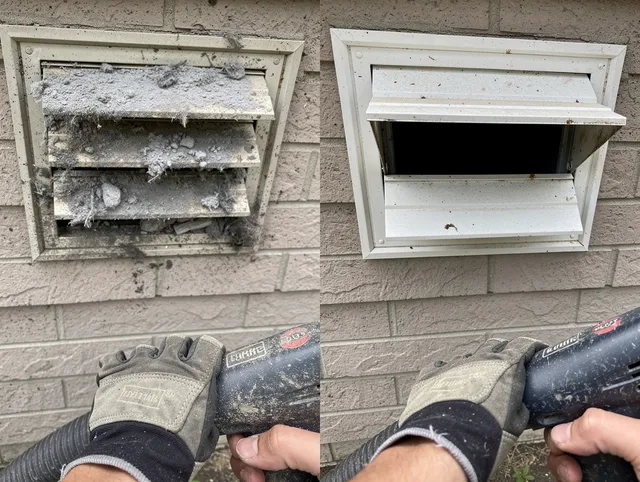Professional dryer exhaust vent cleaning by Powell Dryer Vent Cleaning in Powell