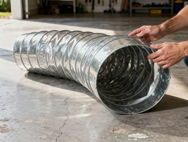 Powell Dryer Vent Cleaning specialist using advanced equipment for thorough duct cleaning in Powell