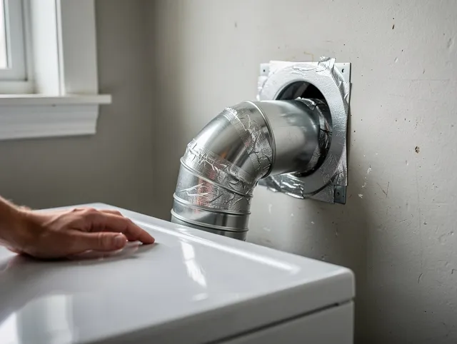 Powell Dryer Vent Cleaning expert performing professional dryer vent repair and installation in Powell