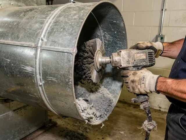 Industrial-grade dryer vent cleaning by Powell Dryer Vent Cleaning in Powell